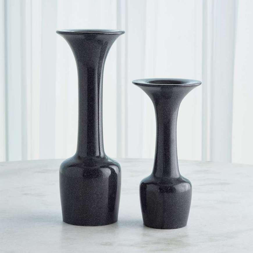 Picture of CALYX CANDLE HOLDER-BLACK