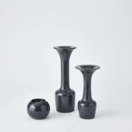 Picture of CALYX CANDLE HOLDER-BLACK