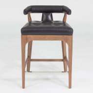 Picture of MODERNO COUNTER STOOL-BLACK MARBLE LEATHER