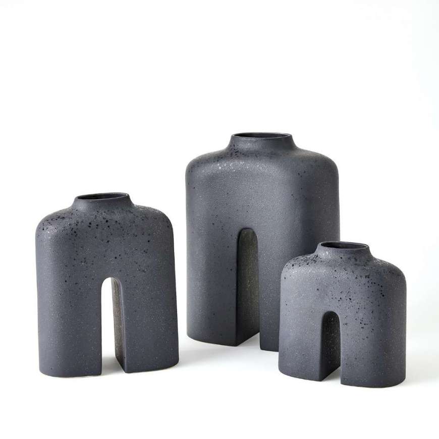 Picture of GUARDIAN VASES-BLACK