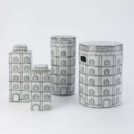 Picture of ITALIAN INSPIRED ARCHITECTURAL PORCELAIN STOOL