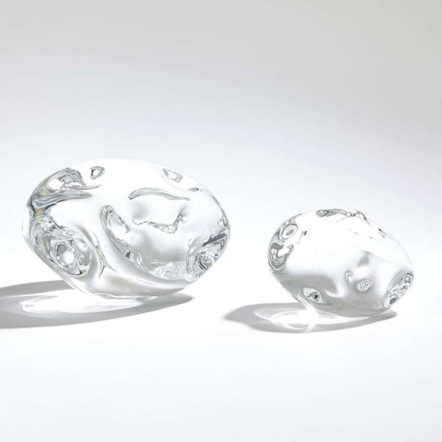 Picture of DIMPLE PAPERWEIGHT-CLEAR