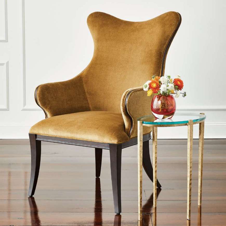 Picture of EVELYN CHAIR-TOAST VELVET