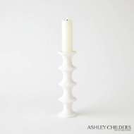 Picture of RIDGE CANDLESTICKS-WHITE