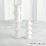 Picture of RIDGE CANDLESTICKS-WHITE