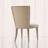 Picture of ADELAIDE SIDE CHAIR-BEIGE LEATHER