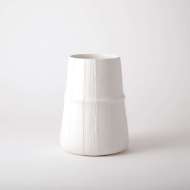 Picture of LINEN VASE-SOFT WHITE