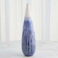 Picture of FURROW TAPER VASES-COBALT