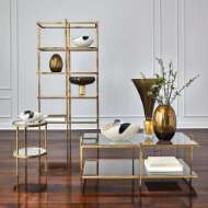 Picture of LAFORGE ETAGERE-ANTIQUE GOLD