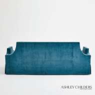 Picture of DIANA SKIRTED SOFA-DRAGONFLY BLUE