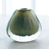 Picture of CONICAL VASE-GREEN GOLD