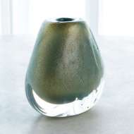 Picture of CONICAL VASE-GREEN GOLD