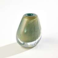 Picture of CONICAL VASE-GREEN GOLD