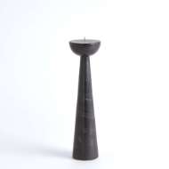 Picture of ROUND TOP CANDLE STANDS-BLACK