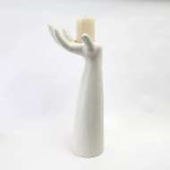 Picture of PALMA CANDLEHOLDERS-MATTE WHITE