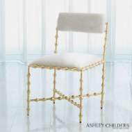 Picture of ELDER DINING CHAIR-GOLD LEAF