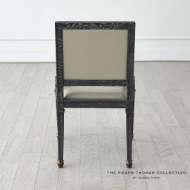 Picture of SEINE SIDE CHAIR-BLACK W/GREY LEATHER