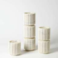 Picture of CHANNEL PILLAR HOLDER - WHITE MARBLE