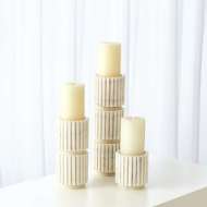 Picture of CHANNEL PILLAR HOLDER - WHITE MARBLE