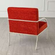 Picture of SWOOP CHAIR-ORANGE-NICKEL