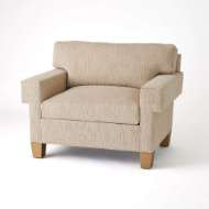 Picture of SQUARE ARM CHAIR-NATURAL