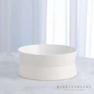 Picture of ENCIRCLE SCORED BOWL-CHALK