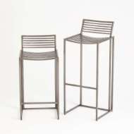 Picture of SLAT STOOL-LIGHT GUNMETAL