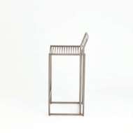 Picture of SLAT STOOL-LIGHT GUNMETAL