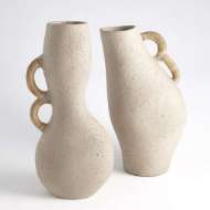 Picture of HOURGLASS VASE-SANDSTONE