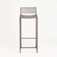 Picture of SLAT STOOL-LIGHT GUNMETAL