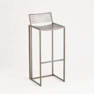 Picture of SLAT STOOL-LIGHT GUNMETAL