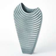 Picture of RIPPLE VASE-AZURE