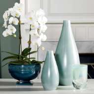 Picture of FEATHERED VASE COLLECTION-LAMB'S EAR