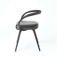 Picture of ALL LEATHER CHAIR-BLACK