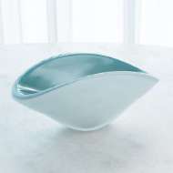 Picture of PINCHED CASED GLASS BOWL-AZURE