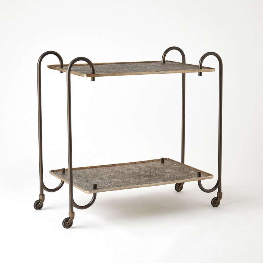 Picture of BLADE BAR CART-BONZE