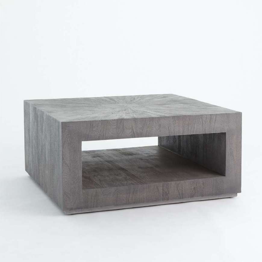 Picture of DRIFTWOOD SQUARE COFFEE TABLE-GREY