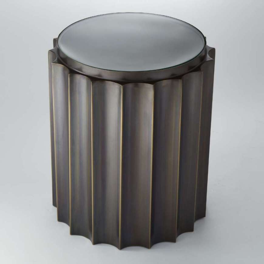 Picture of FLUTED COLUMN TABLE-BRONZE