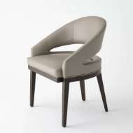 Picture of ALCOTT DINING CHAIR-GREY LEATHER