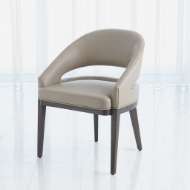 Picture of ALCOTT DINING CHAIR-GREY LEATHER