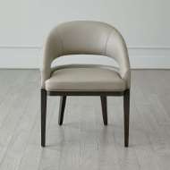 Picture of ALCOTT DINING CHAIR-GREY LEATHER