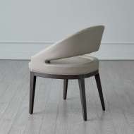 Picture of ALCOTT DINING CHAIR-GREY LEATHER