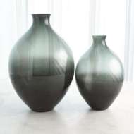 Picture of AMPHORA GLASS VASES-GREY