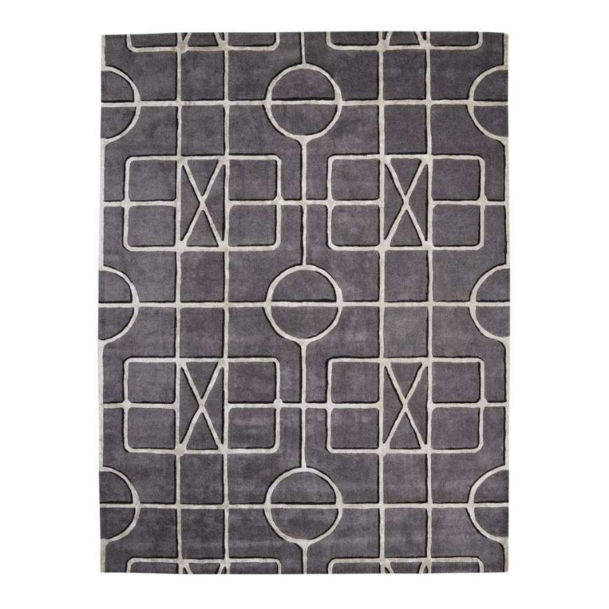 Picture of GATE RUGS-INDIGO/CHARCOAL