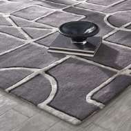 Picture of GATE RUGS-INDIGO/CHARCOAL