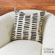 Picture of I SEE YOU HEAR PILLOW-BEIGE/BLACK