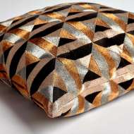 Picture of TRIANGLE MARQUETRY PILLOW