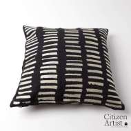 Picture of I SEE YOU HEAR PILLOW-BLACK/BEIGE