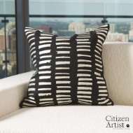 Picture of I SEE YOU HEAR PILLOW-BLACK/BEIGE