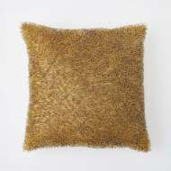 Picture of GOLDEN BEADED SHAG PILLOW